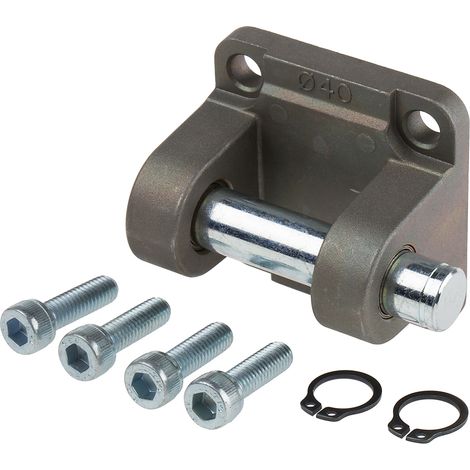 Rs Pro – Chape arrière pour compresseur – Alésage 40 mm – Accessoire pour vérin – Connexion durable pour applications industrielles