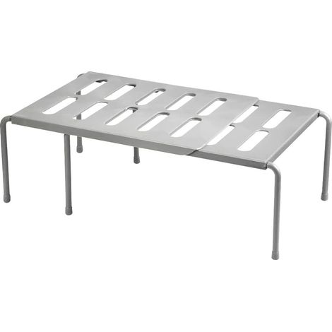 Etagère Rétractable - 36 à 64 cm - Pour Armoire de Cuisine Salle de Bain et Cellier - Grille d’Égouttage - ABS - 1 Pièce