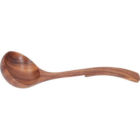 Cuillère en bois d'acacia - Louche en bois pour la cuisine et la restauration (1/5)