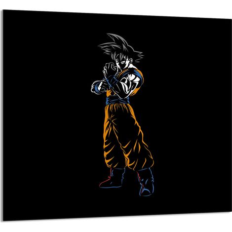GLASPLATTE FÜR KÜCHE 65x60 Anime