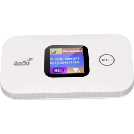 Routeur Wi-Fi portable 4G LTE débloqué avec écran LCD et point d'accès mobile MIFI - FFY (1/4)