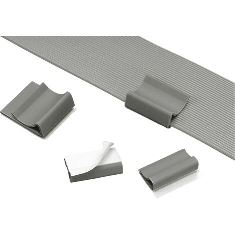 Panduit Flat Cable Mount Kabelhalter kleben FCC-A-C8 Grau 1 St. (1/4)
