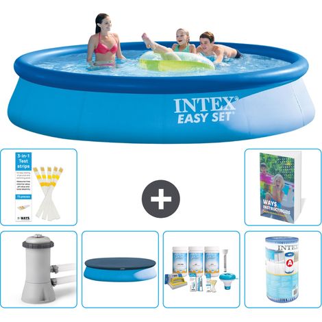 Easy Set Pool Rund - 396x84 cm - 7-teilig S208 (1/5)