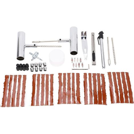 Reifenreparaturset, robustes Werkzeug zur Reparatur von Reifenpannen mit Stopfen für Auto, Motorrad, LKW, ATV usw.
