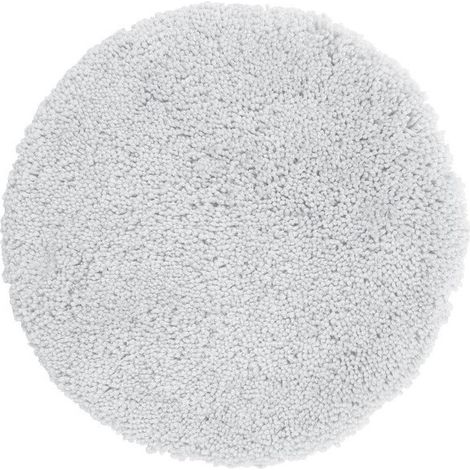 Tapis de bain rond Microfibre HIGHLAND 60cm Blanc Spirella (1/5)