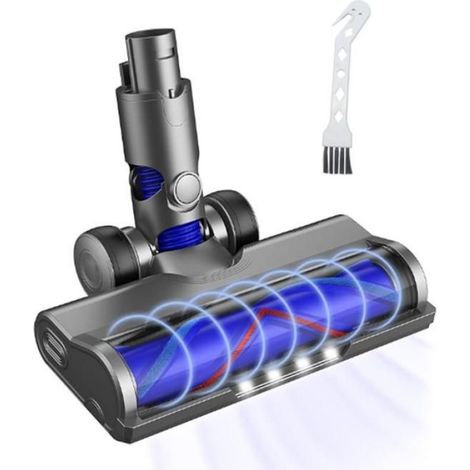 Brosse de Nettoyage à Dégagement Rapide pour Tête de Moteur pour Dyson V6 DC58 DC59 DC62 DC72 DC74 avec Lumières LED Anti Poussière (1/4)
