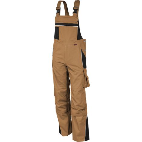 Qualitex Latzhose "PRO", Größe: 25, Farbe: khaki/schwarz (1/2)