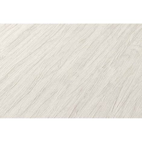 Papier peint imitation bois claire tendance Tapisserie effet bois pour salon moderne Papiers peints blanc crème chambre adulte (1/5)