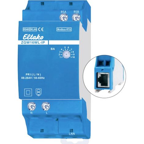[NEUWERTIG] B-Ware Eltako Gateway Schnittstelle Stromzähler Zähler Modbus Mqtt Wlan Lan Ip Gerät