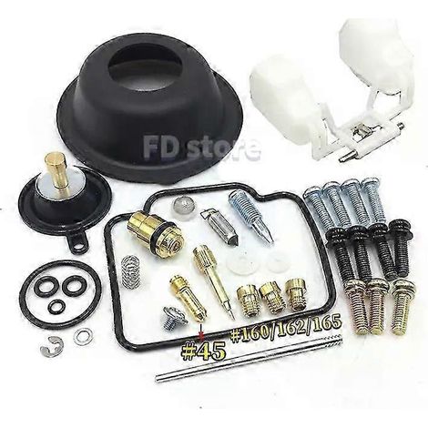 Kit de réparation de carburateur Mikuni pour Yamaha SR400 (1992-2000) : réglage de la membrane à dépression et du flotteur. (1/4)