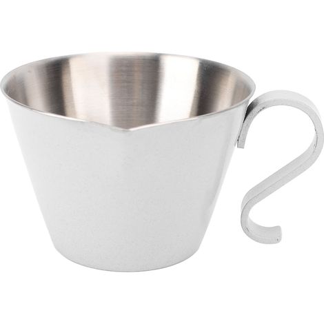 Verre Doseur Café Acier Inoxydable 100ML Bec Verseur en V Anti-Goutte Lait Moussé Précision Échelle Gravée Robuste (1/5)