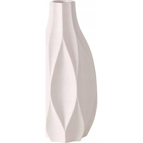 Boltze Elegante Vase Weiß aus Keramik 30 cm