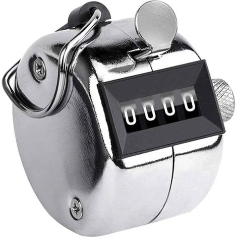 Compteur Manuel, Compteur à Main, Scoreur Sport Manifestation, Mécanique Clicker pour Compte de Personnes ou Points, Compteur Manuel mécanique pour Sport/Entraîneur/École/Golf(Size:45x30mm) (1/5)