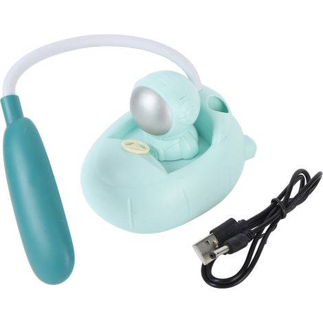 Lampe de bureau LED orientable à 360° avec protection des yeux, rechargeable par USB, idéale pour étudier à la maison, dans la chambre ou à la maison.