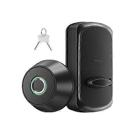 Serrure de porte à reconnaissance d'empreintes digitales, verrou de sécurité avec application de comptage (1/5)