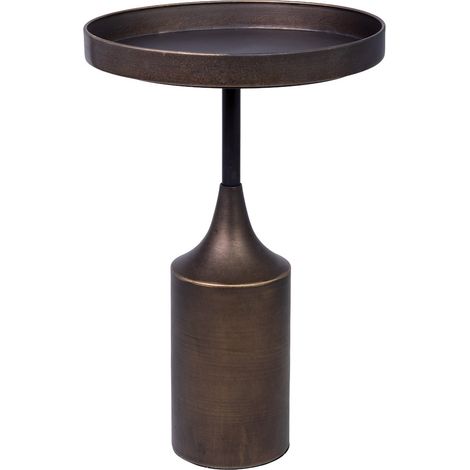 Mesa auxiliar de metal 40x40x46h cm
