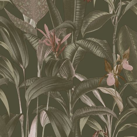 LOOKS by Wolfgang Joop Vliestapete Tropical Grun 10mx53cm (1/5)