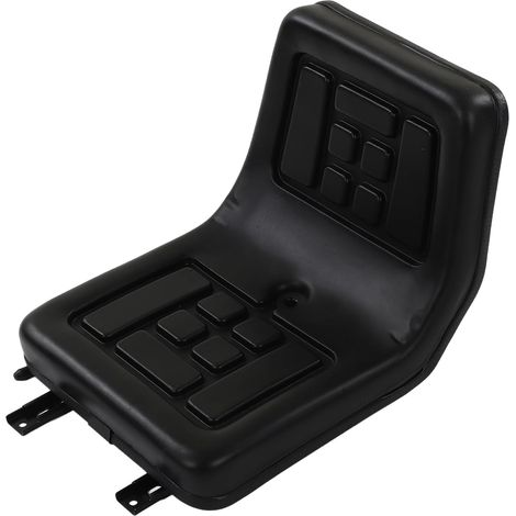 Siège De Tracteur Robuste En Cuir PU Compatible Pour Chariot Élévateur Et Excavatrice (1/5)