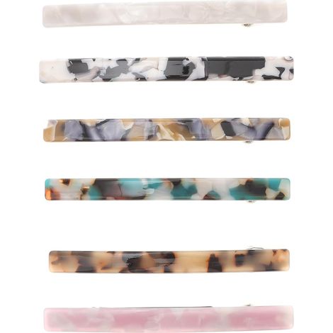 Pieces Fashionable Leopard Print Resin Hair Clips (1/5)