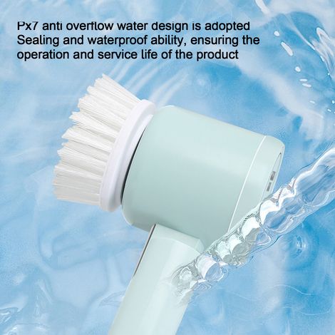 Distributeur de Savon et Brosse à Récipients avec Support de Rangement - Outils de Nettoyage de Cuisine (1/5)
