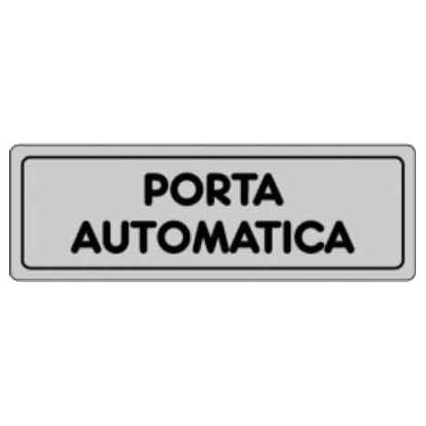 ETIQUETA 'PUERTA AUTOMÁTICA' 15x5 cm