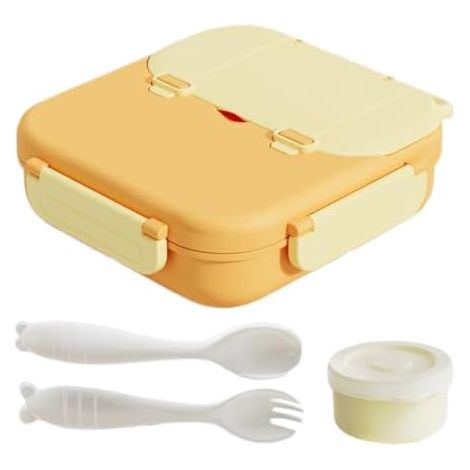 Generisch Kids Lunch Box, Leakproof Container, Snack Compartment Case, 1000ml Portable Food Storage organisateur, Meal (1/5)