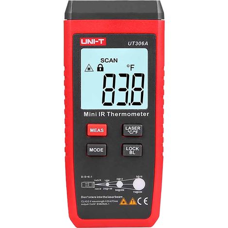 Uni-T UT306A Infrarot-Temperaturmessgerät (1/5)
