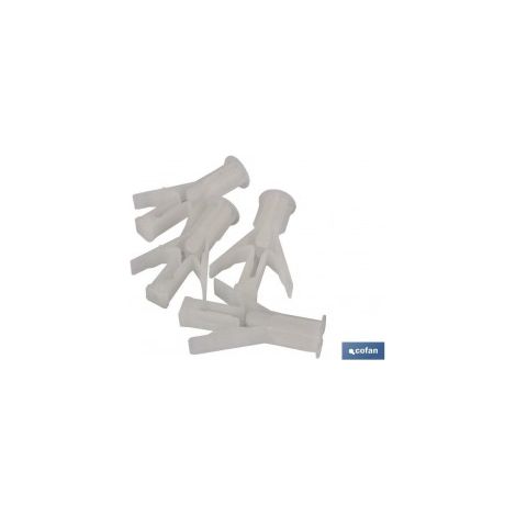 Pack mit 10 Gipskartonankern 10 x 47 mm mit hoher Festigkeit