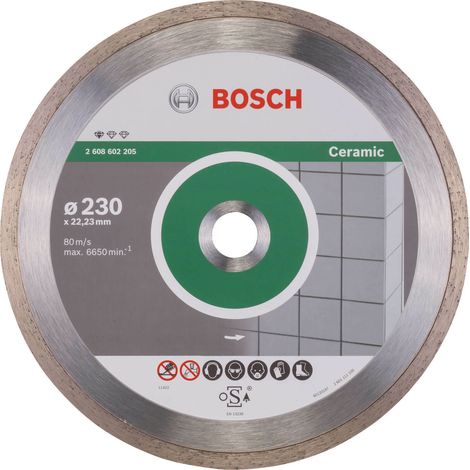 Bosch - Disco da taglio diamantato per piastrelle e rivestimenti 230x22,23 mm 2608602205