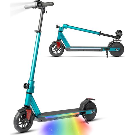 Trottinette électrique enfant dès 10 ans, pliable, réglable, pour chambre enfant, format pratique, style moderne et facile à associer