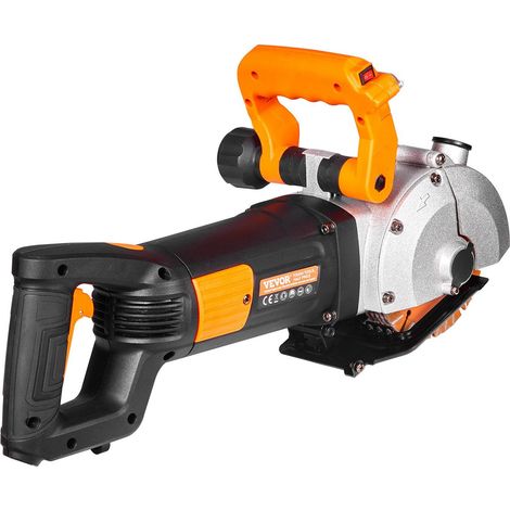 Rainureuse électrique 133 mm, machine à rainurer les murs 2500W, profondeur 42 mm, coupe-mur avec pompe à eau. (1/5)
