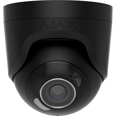 Ajax Telecamera Turret 8Mp 2.8mm Cablata Microfono Nero
