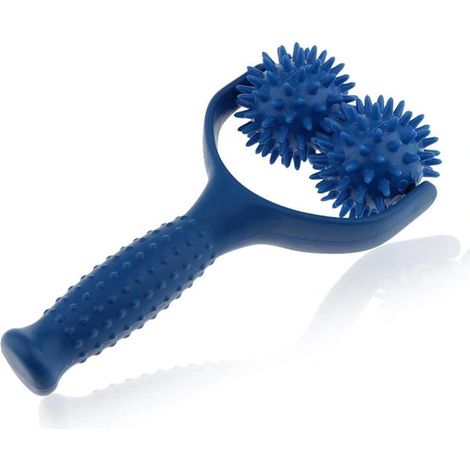 Bâton de massage des tissus profonds avec 2 balles de massage, anti-cellulite, pour les épaules, les bras, les fesses, masseur relaxant musculaire-AquaForge (1/5)