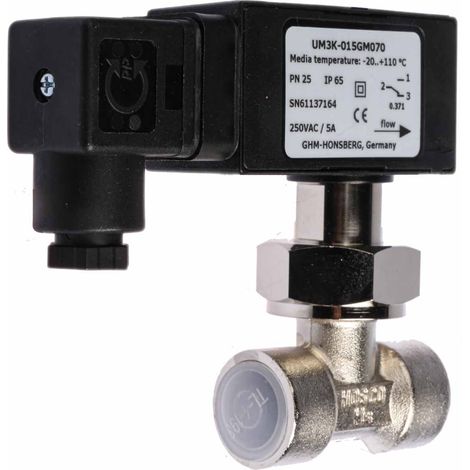 Débitmètre RS PRO pour Gaz, liquides, 5,5 l/min à 7 l/min, raccord Femelle BSP 1/2 ( Prix pour 1 ) (1/2)