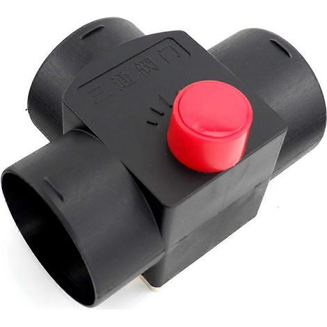 Clapet de ventilation réglable de 75 mm pour chauffage d'air, conduit de ventilation, raccord en T, connecteur de tuyau d'échappement (1/5)