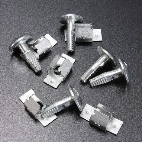 5 Ensemble Vis de Fixation pour Cache Moteur Clips, Kit de Clips Protection Cache sous Moteur, Rechangement Vis pour Peugeot Citroen pour Couvercle de glacière (1/4)
