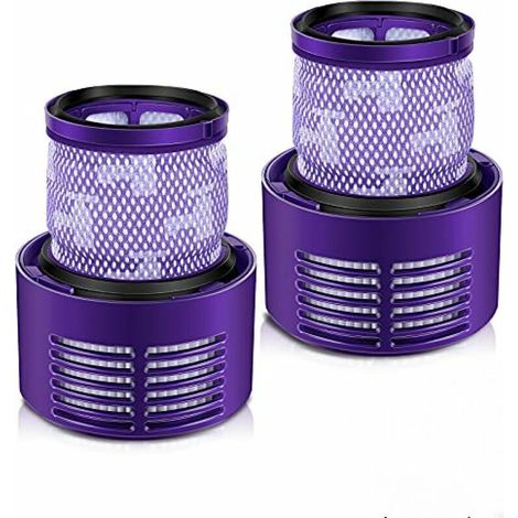 Filter for Dyson V10, 2 Filters for Dyson V10 Series Vacuum Cleaners, 2 Pack Washable Replacement Filters (1/4)