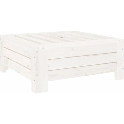 Copertura per base di ombrellone tavolino rustico da esterno 63,5 x 63,5 x 26 cm in legno di pino bianco 020048513