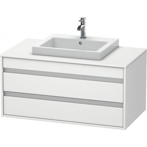 Lavabo consola Duravit Ketho, suspendido, 1000x496x550 mm, 2