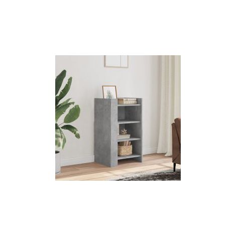 Buffet gris béton 45x35x75 Bois d'ingénierie (1/5)