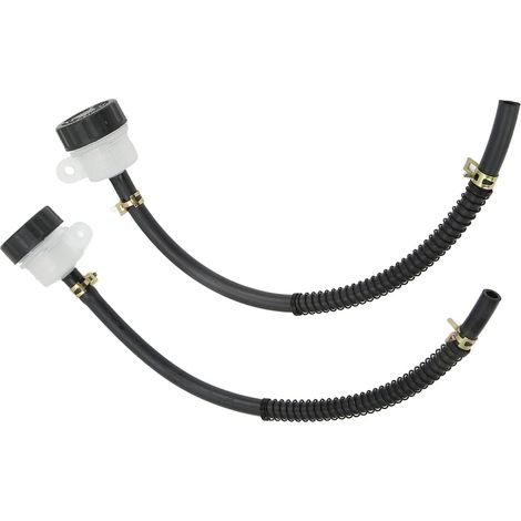Réservoir de Liquide de Frein Universel pour Moto avec Tuyau D'huile, Maître-cylindre Avant, 1 Paire (1/5)