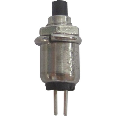 TRU COMPONENTS 1587718 TC-R13-81A-05BK Drucktaster 125 V/AC 0.5 A 1 x Aus/(Ein) tastend    1 St.