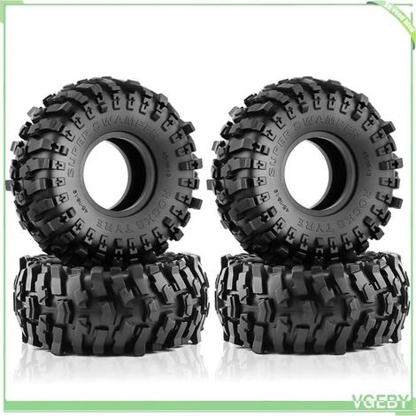 Pneus RC 1/10 - FAFEICY - Pneus caoutchouc 1/10 - Ø ext. 118 mm - Largeur 45 mm - Tous terrains (1/5)