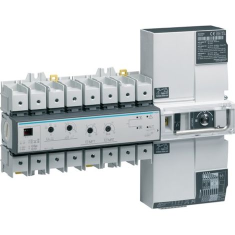 Commut.motor.4X125A 230-400V - APPAREILLAGE DE TETE HAGER HIC412A (1/2)