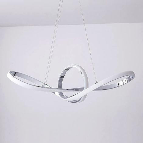 Lampadario Plafoniera a Sospensione illuminazione a Led Design Moderno ambienti Domestici e commerciali luce bianca fredda 6500K (1/3)