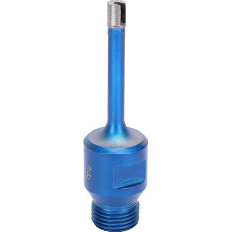 Couronne diamantée 8mm BSP1/2in pour meuleuse - Foret à carrelage marbre granit - Outil de perçage professionnel (1/5)