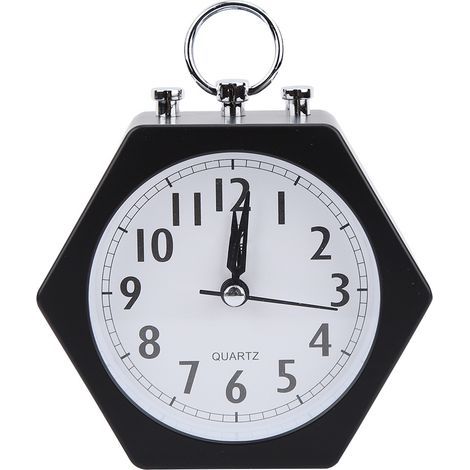 Réveil lumineux silencieux pour enfants, minuteur digital noir (1/5)