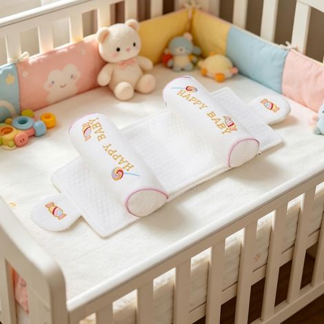 Oreiller pour enfant. Support de cou doux et lavable pour . Coussin de sommeil pour . 32 x 18 cm, pour se reposer confortablement, maison, voyage, poussette, chambre à coucher, hôpital. (1/5)