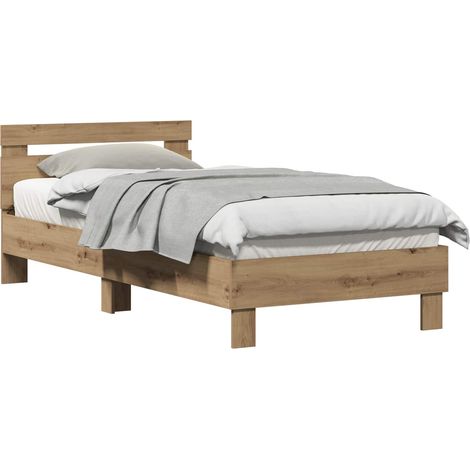 Maison Exclusive - Bettrahmen Artisan-Eiche 203 x 95 x 70 cm Holz