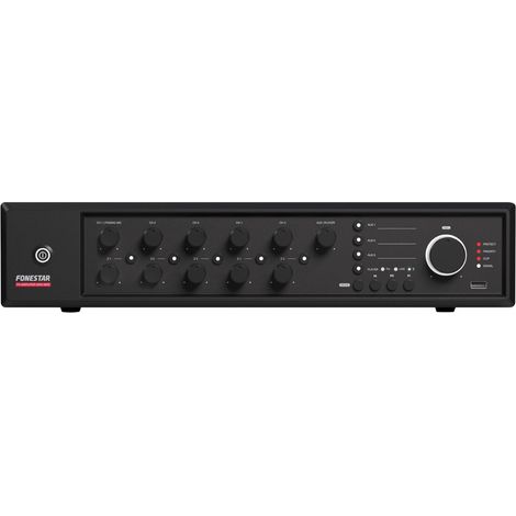 Amplificador Pa 360wrms 5zonas Usb/fm Fonestar Max-360z